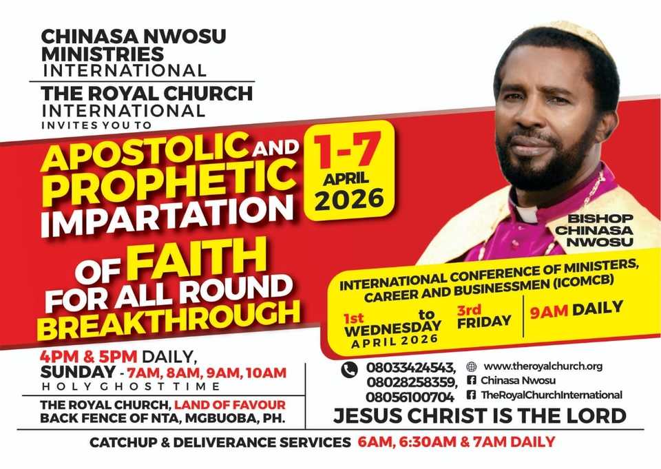 Apostolic and Prophetic Impartation of Faith for All Round Breakthrough